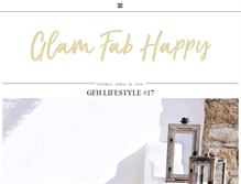Tablet Screenshot of glamfabhappy.com